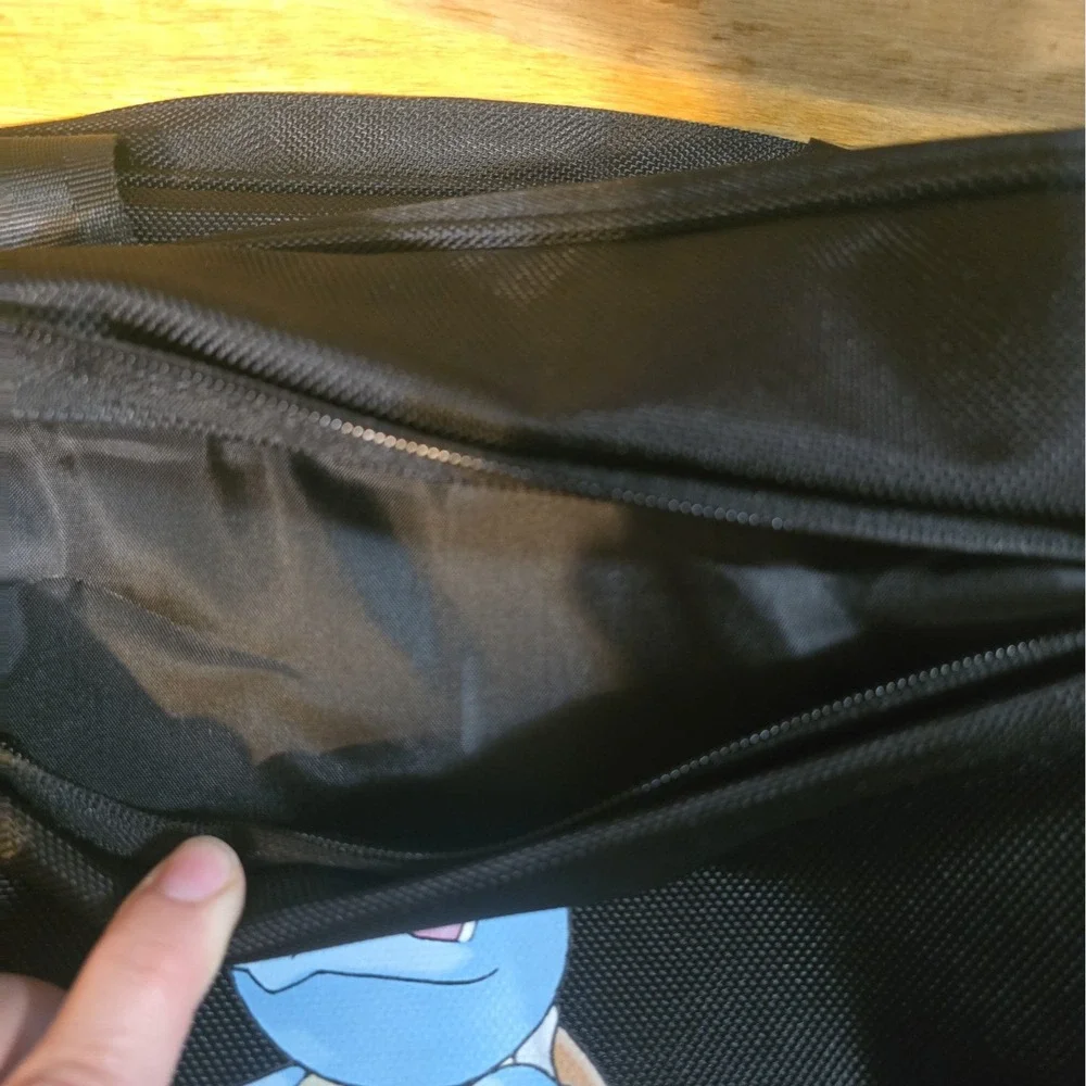Brand New Squirtle Black Multipocket Messenger Bag, Laptop Bag, Pokemon
